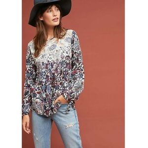 Anthropologie | Ranna Gill Madison Floral Top